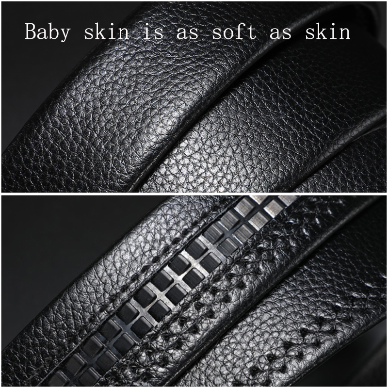 Belt Men Automatic Buckle Belt - Leather Works Belt 评论和价格