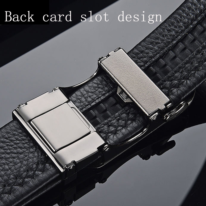 Belt Men Automatic Buckle Belt - Leather Works Belt 评论和价格