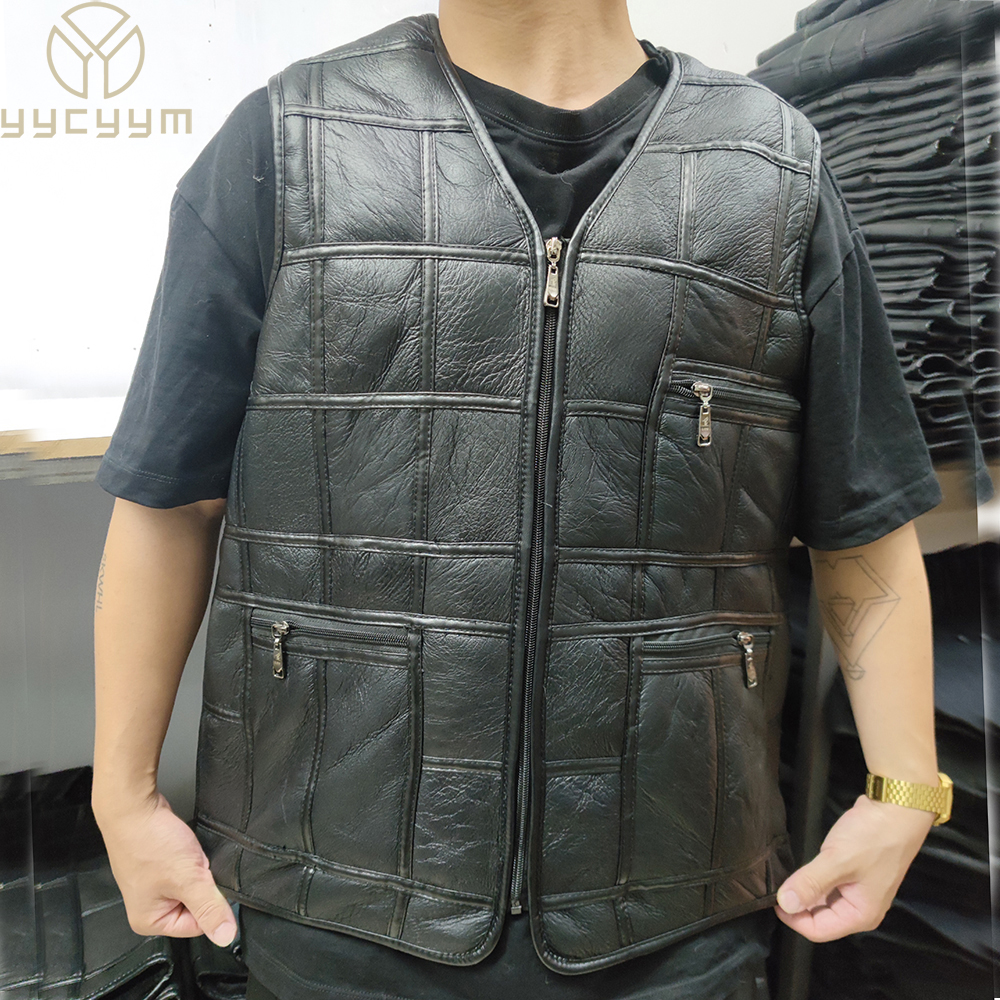 2026 Real Sheepskin Genuine Le - Leather Work Vest 评论和价格