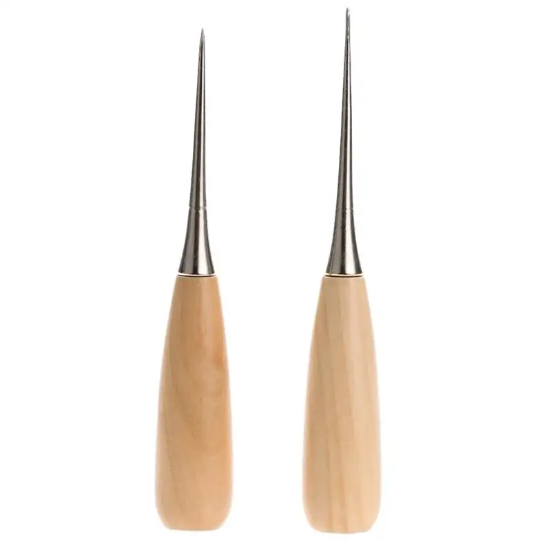 2/3Pcs/Pack Leather Sewing Awl - Leatherwork Needles 评论和价格