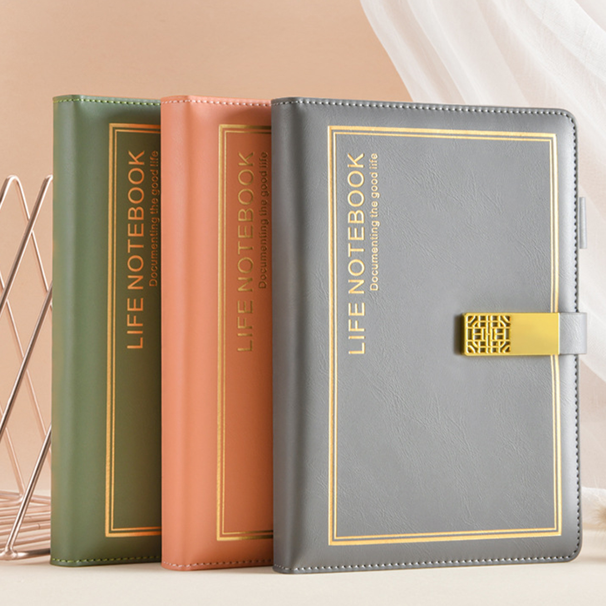(Can Engrave Logo) A5 Leather  - Leatherwork Books 评论和价格