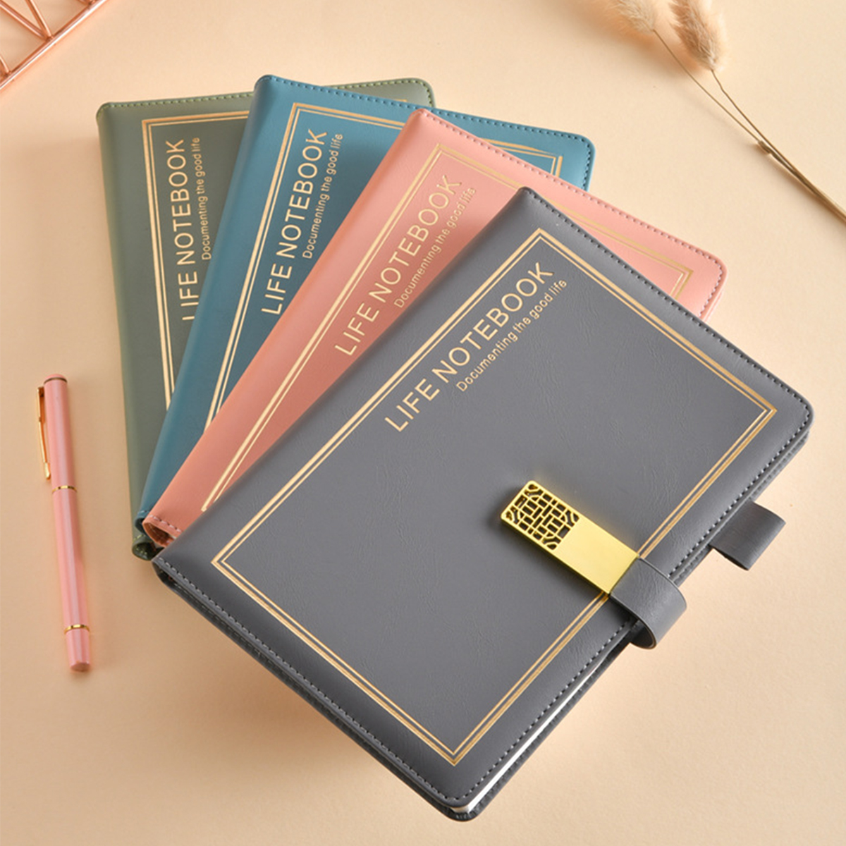 (Can Engrave Logo) A5 Leather  - Leatherwork Books 评论和价格
