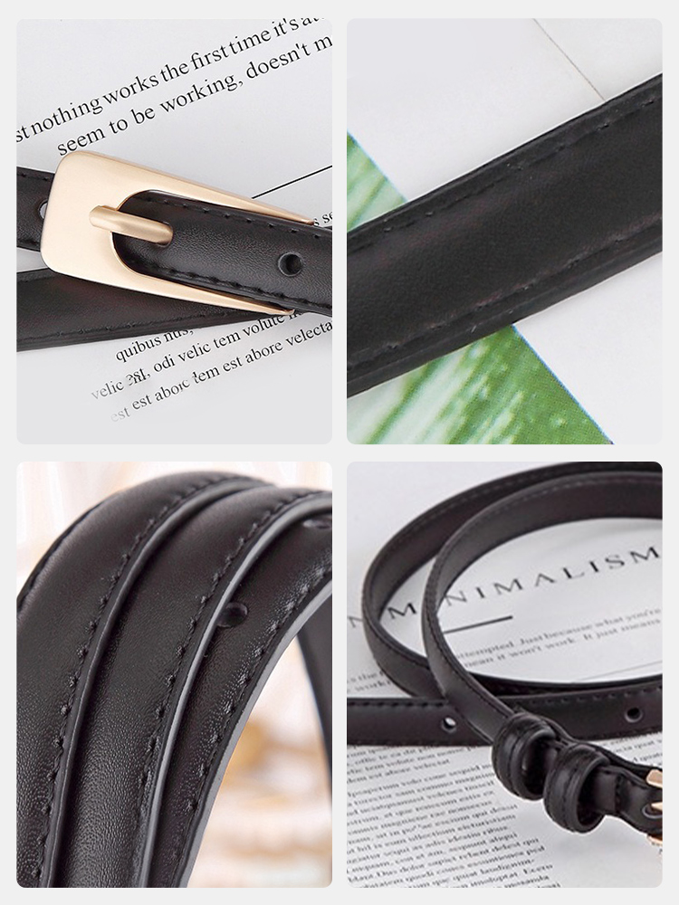 Women's Two Layer Leather Belt - Leather Works Belt 评论和价格