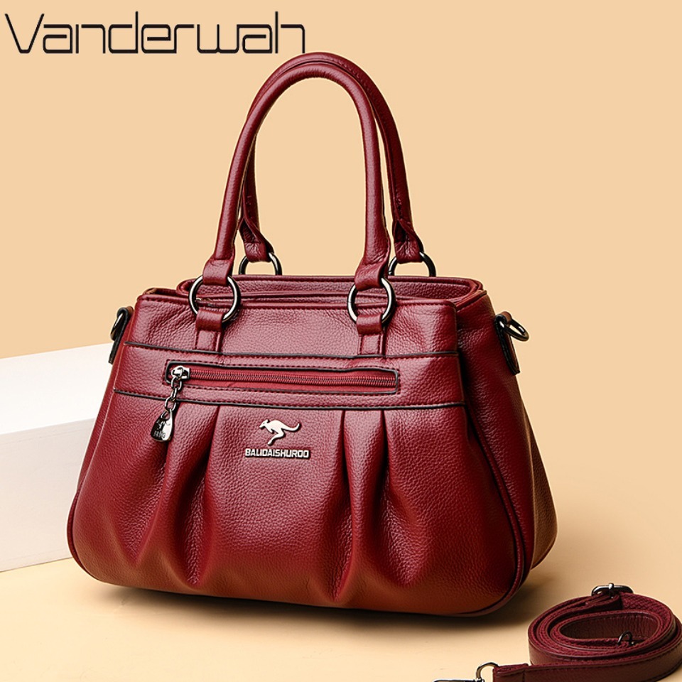 Three Layers Luxury Casual Tot - Leatherwork Letters 评论和价格