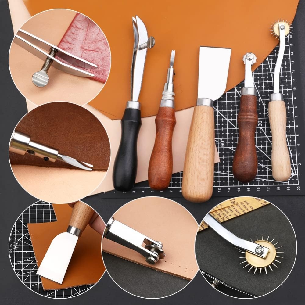 Leather Craft Kit for Beginner - Leatherwork Kits For Beginners 评论和价格
