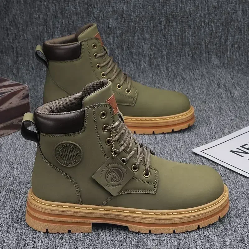 Special Men's Retro Work Shoes - Leather Work Organiser 评论和价格